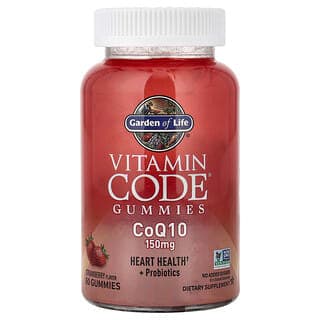 Garden of Life, Vitamin Code® 軟糖,輔酶 Q10,草莓味,60 粒軟糖
