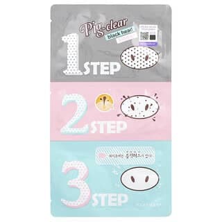 Holika Holika, 豬鼻子去黑頭鼻貼,3步套裝,單次護理