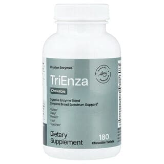 Houston Enzymes, TriEnza Chewable,180粒咀嚼片