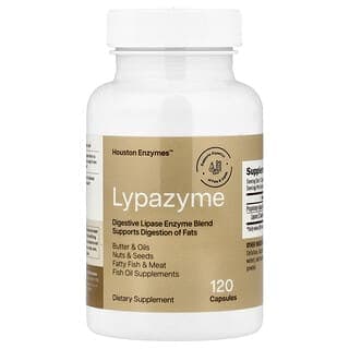 Houston Enzymes, Lypazyme,120 粒膠囊