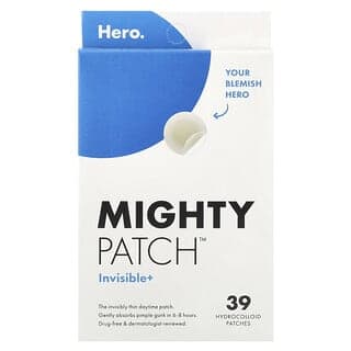 Hero Cosmetics, Mighty Patch™ Invisible+,39 片親水膠體貼片