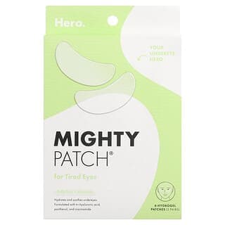Hero Cosmetics, Mighty Patch®,適用於疲勞眼睛,6 片水凝膠眼膜貼