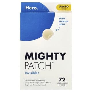 Hero Cosmetics, Mighty Patch™,隱形+,72 片親水膠體貼片