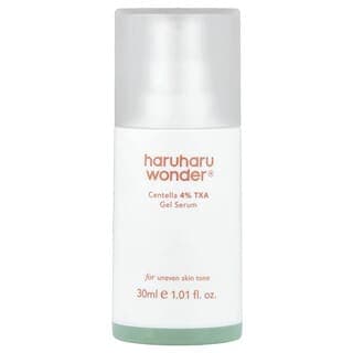 Haruharu, 黑斑去除精華液,積雪草 4% TXA,1.01 液量盎司(30 毫升)