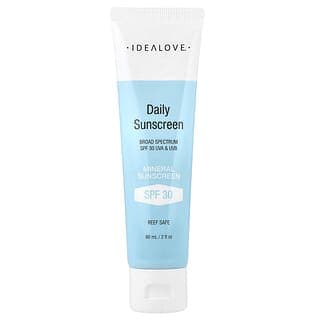 Idealove, 日常抗曬霜,礦物質 SPF 30,2 液量盎司(60 毫升)