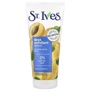 St. Ives, BHA 去角質劑,適用於易長痘皮膚,杏,6 盎司(170 克)