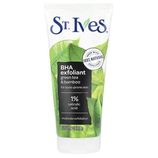 St. Ives, BHA 去角質劑,綠茶和竹子,適合易長粉刺的皮膚,6 盎司(170 克)