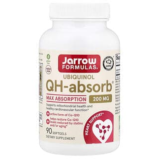 Jarrow Formulas, 泛醇,QH-Absorb®,特強吸收,200 毫克,90 粒軟膠囊
