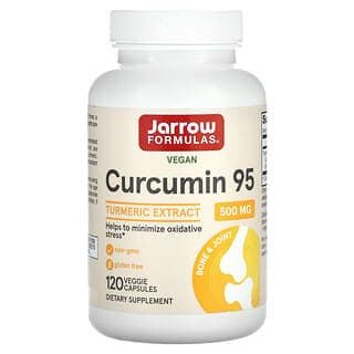 Jarrow Formulas, 薑黃素 95,薑黃提取物,500 毫克,120 粒素食膠囊