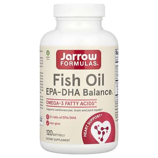 Jarrow Formulas, 魚油,EPA-DHA 平衡®,120 粒軟膠囊