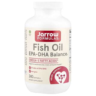 Jarrow Formulas, 魚油 EPA-DHA 平衡®,240 粒軟膠囊(每粒軟膠囊 1,000 毫克)