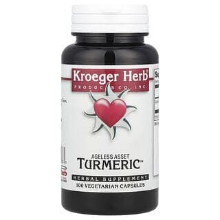 Kroeger Herb Co, Ageless Asset,姜黃™,100 粒素食膠囊(每粒膠囊 450 毫克)