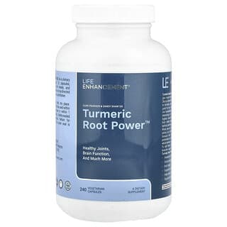 Life Enhancement, 薑黃根粉™,1200 毫克,240 粒素食膠囊(每粒膠囊 600 毫克)