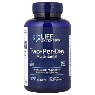Life Extension, 每日兩粒綜合維生素,120 錠