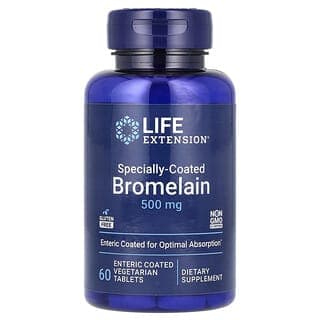 Life Extension, 特殊塗層鳳梨蛋白酶腸溶片, 500毫克, 60片