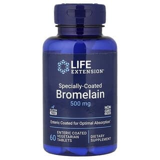 Life Extension, 特殊塗層鳳梨蛋白酶腸溶片, 500毫克, 60片