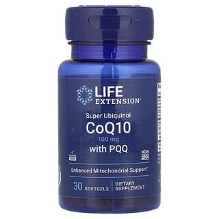 Life Extension, 含 PQQ 超級泛醇輔酶 Q10,100 毫克,30 粒軟膠囊