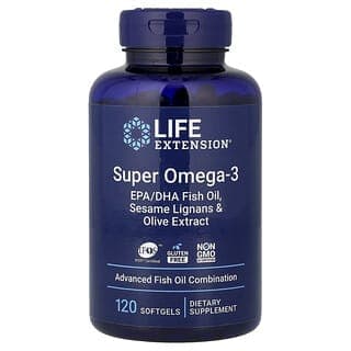 Life Extension, 超級歐米伽-3,120 粒軟凝膠