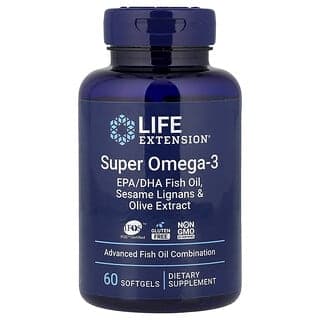Life Extension, 超級歐米伽-3,60 粒軟凝膠