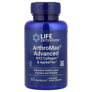 Life Extension, ArthroMax® 高級配方,NT2 Collagen™ 和 ApresFlex®,60 粒膠囊