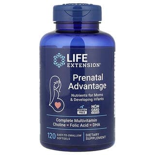 Life Extension, Prenatal Advantage,120 粒易吞嚥軟凝膠