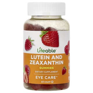 Lifeable, 葉黃素和玉米黃質軟糖,漿果味,60 粒軟糖