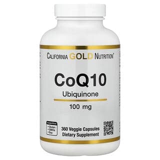 California Gold Nutrition, 輔酶 Q10,USP 級泛醌,100 毫克,360 粒素食膠囊