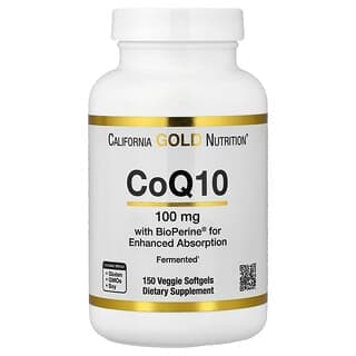 California Gold Nutrition, 輔酶 Q10,含 BioPerine® 黑胡椒提取物,150 粒素食膠囊