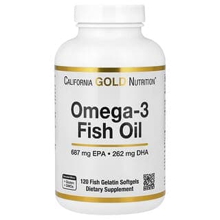 California Gold Nutrition, Omega-3 魚油,120 粒魚明膠軟膠囊(每粒軟膠囊 1,250 毫克)