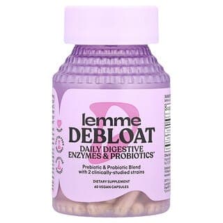 Lemme, 舒緩脹氣,日常消化酶和益生菌,60 粒全素膠囊