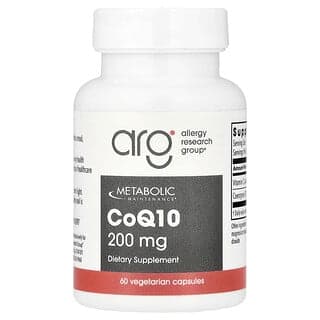 Metabolic Maintenance, 輔酶 Q10,200 毫克,60 粒素食膠囊