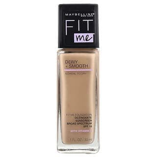 Maybelline, Fit Me®,水潤 + 柔滑粉底液,115 象牙色,1 液量盎司(30 毫升)
