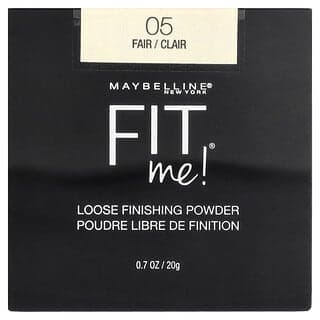 Maybelline, Fit Me 定妝散粉,05 白皙,0.7 盎司(20 克)