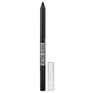 Maybelline, Tattoo Studio,眼線筆,可削式凝膠眼線筆,防水,900 深邃墨黑,0.04 盎司(1.2 克)