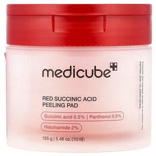 Medicube, 紅色琥珀酸去角質棉片,70 片