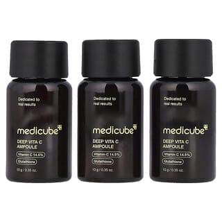 Medicube, 深層維生素 C 安瓶,3 瓶,每瓶 0.35 盎司(10 克)