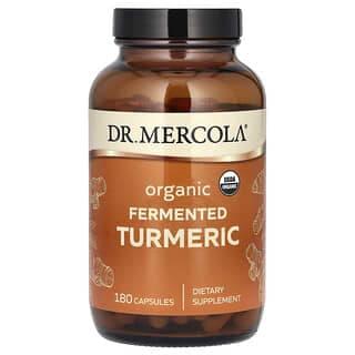 Dr. Mercola, 有機發酵薑黃,180 粒膠囊