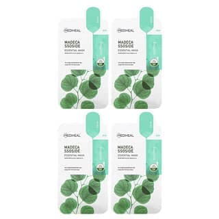 MEDIHEAL, 羥基積雪草苷,必需美容面膜,4 片,每片 0.81 液量盎司(24 毫升)