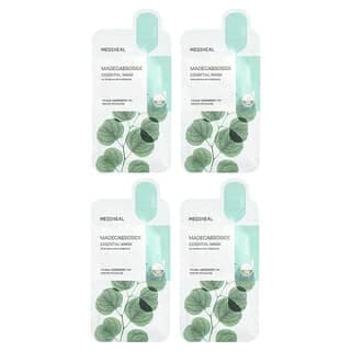 MEDIHEAL, 羥基積雪草苷,必需美容面膜,4 片,每片 0.81 液量盎司(24 毫升)