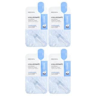 MEDIHEAL, Hyaluronate Watermide 必需美容面膜,4 片,每片 0.81 液量盎司(24 毫升)