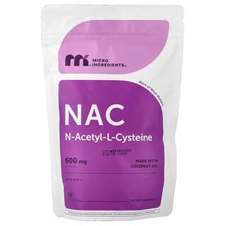 Micro Ingredients, 含 NAD+ 的 NAC(N-乙酰半胱氨酸)軟膠囊,300 粒