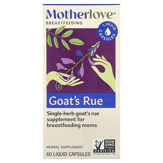 Motherlove, 哺乳,山羊豆,525 毫克,60 粒液體膠囊