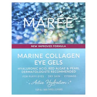 Maree, 海洋膠原蛋白眼凝膠,12 對,1.32 盎司(36 克)