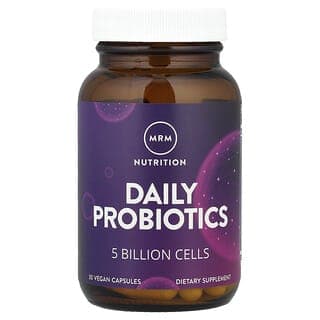 MRM Nutrition, 營養,日常益生菌,50 億細胞,30 粒純素膠囊