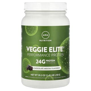 MRM Nutrition, Veggie Elite,性能蛋白質,巧克力摩卡,2.45 磅(1110 克)