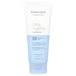 Missha, Super Aqua Ultra Hyalon 泡沫潔面乳,6.76 液量盎司(200 毫升)
