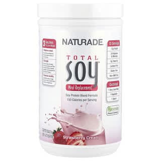 Naturade, Total Soy®,代餐,草莓奶油味,1 磅 1.88 盎司(507 克)