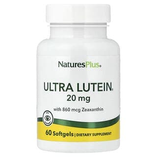 NaturesPlus, Ultra Lutein®,20 毫克,60 粒軟膠囊