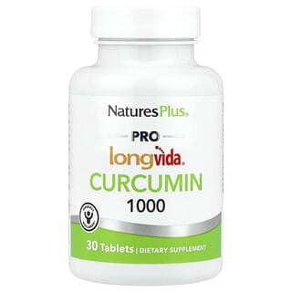 NaturesPlus, Pro Longvida® 姜黃素 1000,1000 毫克,30 片