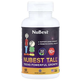 NuBest, Tall® 10+,青少年優效生長幫助,60 粒膠囊